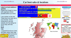 Desktop Screenshot of carbootsrus.com