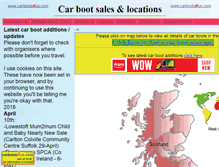 Tablet Screenshot of carbootsrus.com